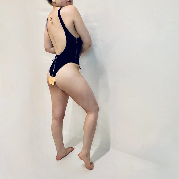 NWT Bond-Eye Australia Navy Road Trip to Fun One Piece Swimsuit - S - Picture 1 of 6